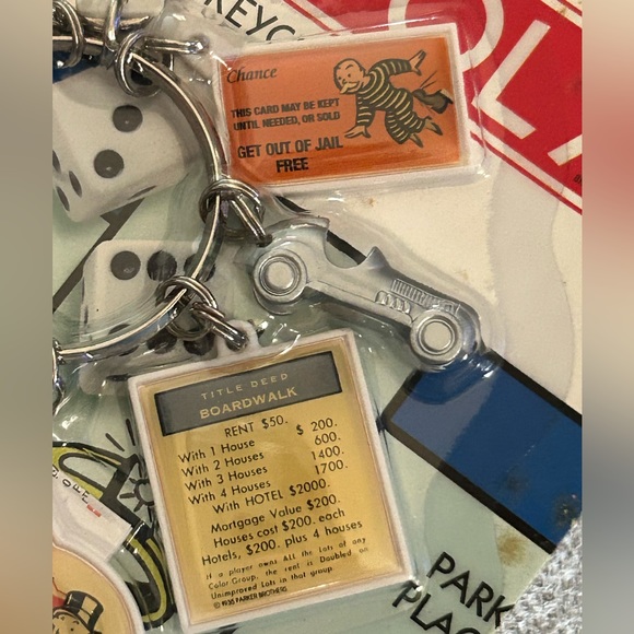 Vintage Monopoly Collectible keychain charms - Picture 2 of 5